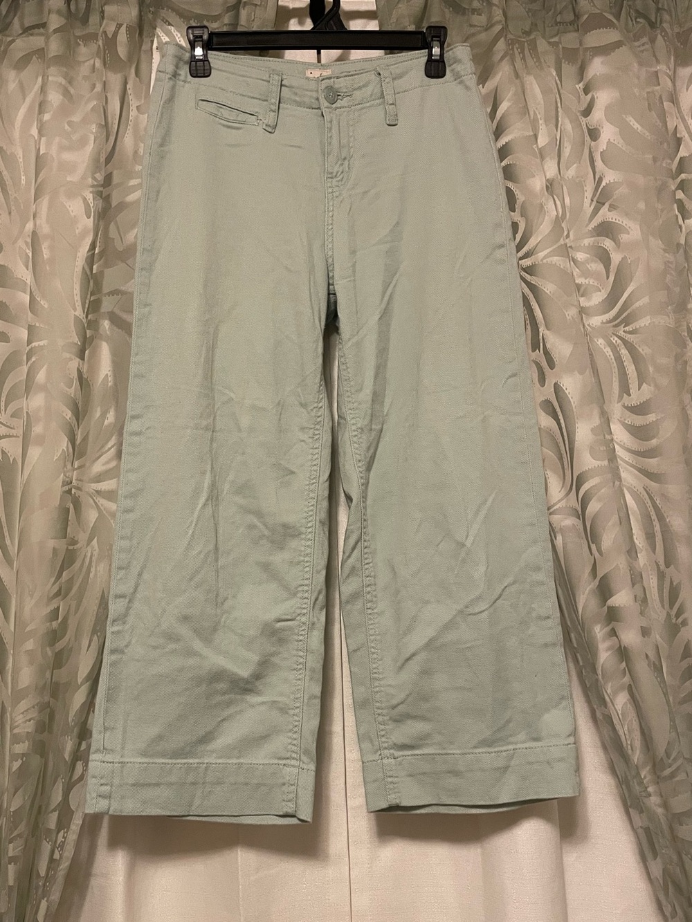 a new day Pale blue High-Rise Wide Leg Cropped Pants